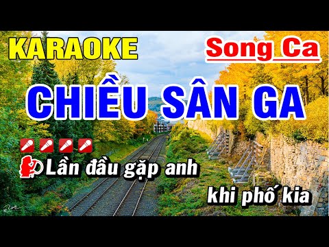 Karaoke Chiều Sân Ga Nhạc Sống Song Ca | Hoài Phong Organ