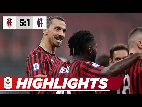 Rebic & Co. zünden Tor-Feuerwerk | AC Mailand - FC Bologna 5:1 | Highlights | Serie A