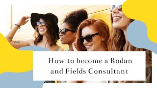 BREAKING NEWS - How to become a Rodan and Fields Consultant, it is even easier