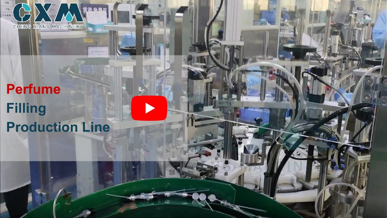 Perfume Filling Production Line | Automatic Bottling & Labeling Machine – CXM