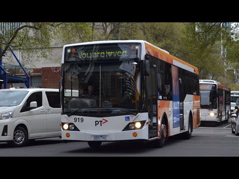 (Loud ZF + Kickdowns) Kinetic Doncaster #919 Scania K230UB (Custom Coaches CB60 Evo II)