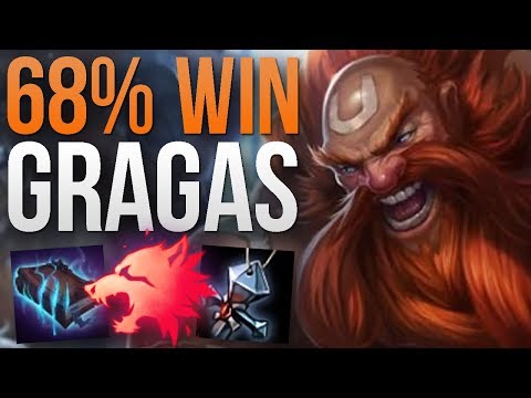 CHALLENGER 68% GRAGAS JUNGLE WIN RATE GAMEPLAY | CHALLENGER GRAGAS JG GAMEPLAY | Patch 8.24 S8