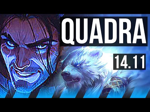 SYLAS vs VOLIBEAR (MID) | Quadra, 65% winrate, Legendary | EUW Master | 14.11