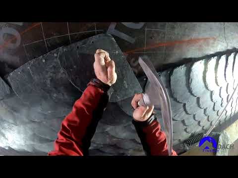 Altdeutsche Deckung - Live Fläche decken - Schiefer nageln - Klangprobe - Livestream vom 10.12.20