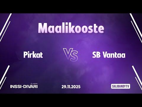 Maalikooste: Pirkat - SB Vantaa (Inssi-Divari M)