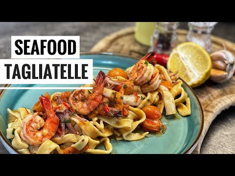 How to make : Seafood Pasta Tagliatelle | Cook With Jahid