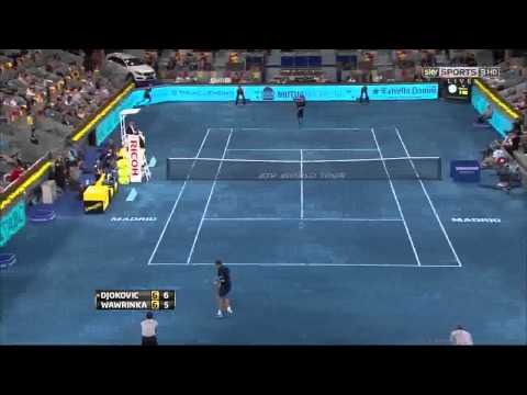 ATP 2012 Madrid R3 Djokovic vs Wawrinka Highlights HD