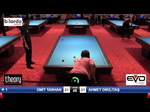 ÜMİT TARHAN & AHMET DİKİLİTAŞ Bilardo Maçı - 2018 ERKEKLER 2.ETAP-2.Ön Eleme