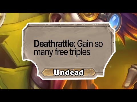 We Created A Deathrattle to Gain So Many Triples | Dogdog Hearthstone Battlegrounds
