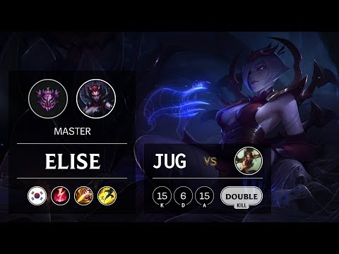 Elise Jungle vs Nidalee - KR Master Patch 9.14
