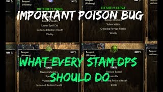 RIP Damage Poisons: Important Bug &amp; What DPS Should Do! | ESO Wrathstone