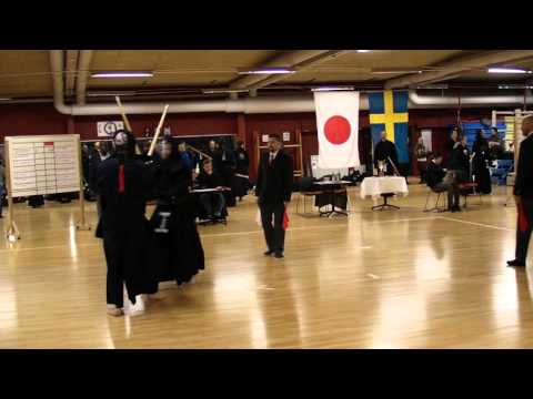 Kendo SM 2015, Herr - J.Nordström(White) vs C.Larsson(Red)