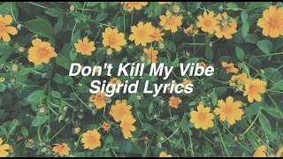 Don&#39;t Kill My Vibe || Sigrid Lyrics