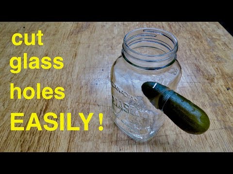 How to Cut Holes in Glass Easily