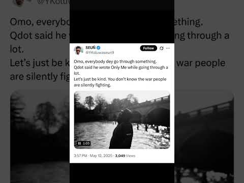 Be kind to everyone #afrobeatvibes #newmusic2025 #rap #nolimitmusic #lyrics #onlyme #qdot #music