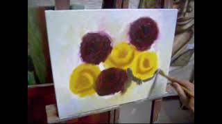 Pintando rosas com Marcio Monteiro (aula 2)
