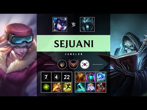 Sejuani Jungle vs Karthus - KR Grandmaster Patch 25.19