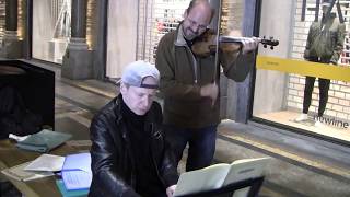 BEETHOVEN&#39;S VIOLIN CONCERTO, RONDO ALLEGRO At Jorck Passage, by Ladislav &amp; Janis