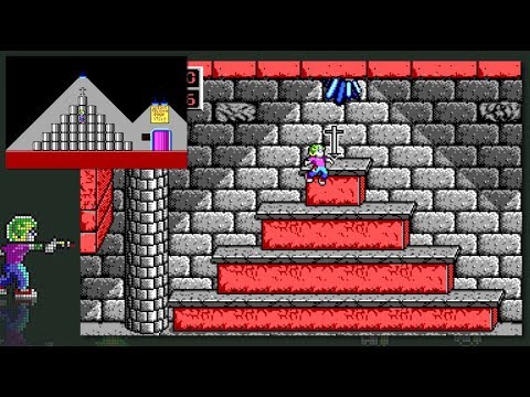 Let's compare remakes - Commander Keen Remake (MS-Dos, 2018) [Side by side comparison]
