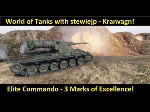 World of Tanks Kranvagn Tier 10 Swedish Heavy with Elite Commando!