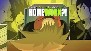 Sora Catches up on Homework?! -- "KINGDOM HEARTS" FAN PARODY ANIMATION