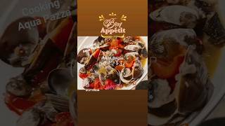 👨‍🍳Aqua Pazza🐟Cod/タラ+ Clams/アサリ+ Vegi/野菜+seasoning with Olive oil & White Wine, Salt & Pepperで味付け👍