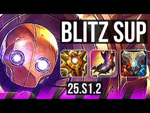BLITZCRANK & Jhin vs SORAKA & Zeri (SUP) | KR Grandmaster | 25.S1.2