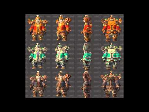 WoW Mists of Pandaria Beta - Level 90 Monk Challenge Mode Armor Set - Paiid