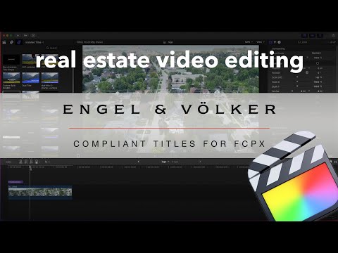 Brand Compliant FCPX Real Estate Titles