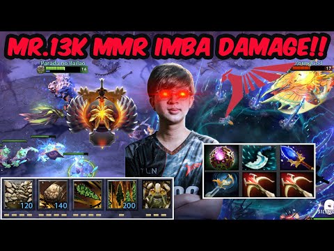 Talon 23savage Tiny 13K MMR Beast Carry Aghanim Build INSANE DAMAGE Dota 2 pro Gameplay 7.32D