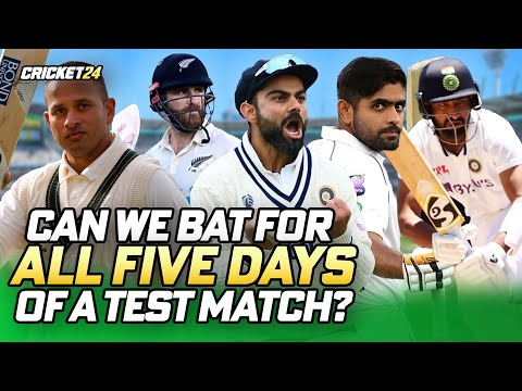 Can we bat for ALL FIVE DAYS of a Test Match?