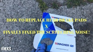 003: HOW TO CHANGE REAR BRAKE PADS GS430, GS400, GS300