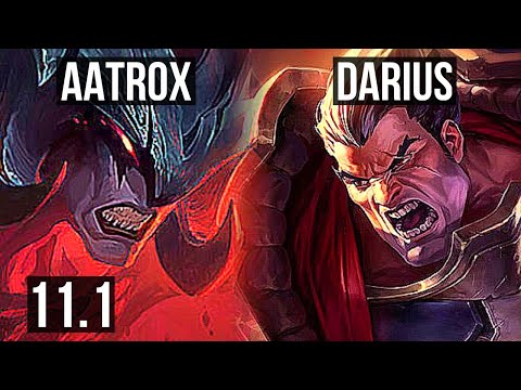 AATROX vs DARIUS (TOP) | 7/1/7, 300+ games, Dominating | KR Diamond | v11.1