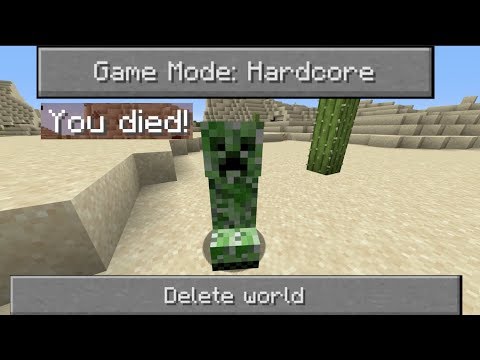 Minecraft Hardcore Mode Is Scary (S1E1)