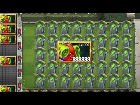 PvZ2 - Discovery - Rhubarbarian Max Level Vs 99 Gravestone - Can The Rhubabarians win?