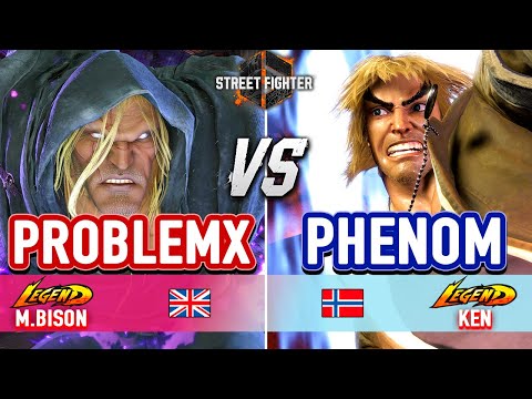 SF6 🔥 PROBLEMX (M.Bison) vs PHENOM (Ken) 🔥 Street Fighter 6 High Level Gameplay