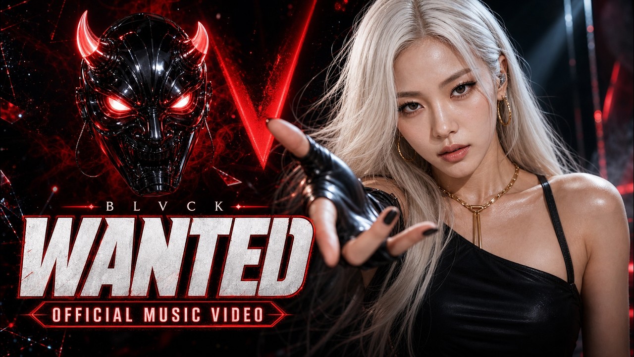 BLVCK - WANTED official AI music video thumbnail