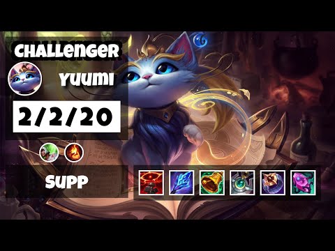 Yuumi 11.14 Gameplay Challenger Replay S11 Support (2/2/20) - EU