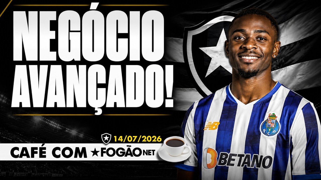 LIVE Café com FogãoNET | Botafogo fica perto de fechar com Domingos Andrade; GDA fará novo aporte
