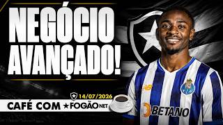 CAFÉ COM FOGÃONET: BOTAFOGO FICA PERTO DE FECHAR COM DOMINGOS ANDRADE | GDA FARÁ NOVO APORTE