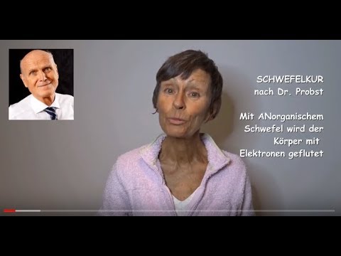 Sulfur therapy according to Dr. Karl Probst with inorganic sulfur 👍 Personal experience