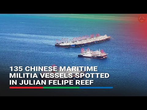 135 Chinese maritime militia vessels spotted in Julian Felipe Reef