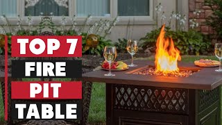 7 Best Fire Pit Tables for Outdoor Entertainment