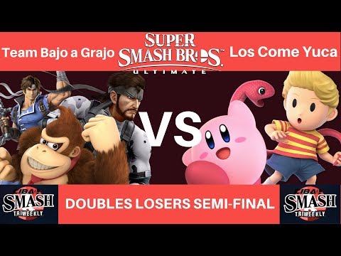 CibaoSmash Doubles Losers Semi-Final - Team bajo a grajo vs Los Come Yuca