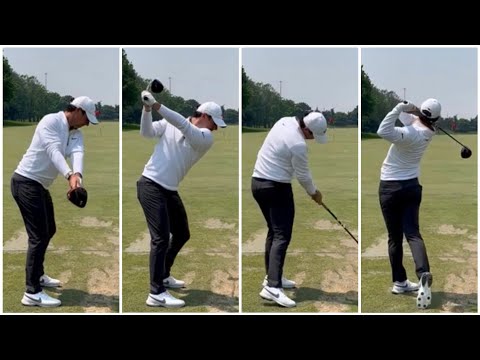 Rory Mcilroy Driver Swing and Slowmotion At US Open 2023
