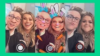 Snapchat Challenge with Kelly Clarkson | The Tyler Oakley Show