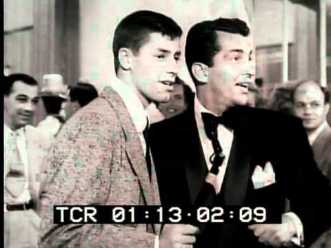 Jerry Lewis Opens his Camera Shop on Vine Street with Dean Martin & George Jessel 1950