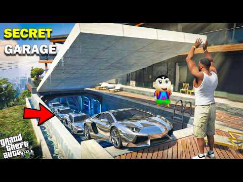 Franklin & Shinchan Search For The Most Secret Base Ever in GTA 5 ! || SHINCHAN GTA 5 VIDEO