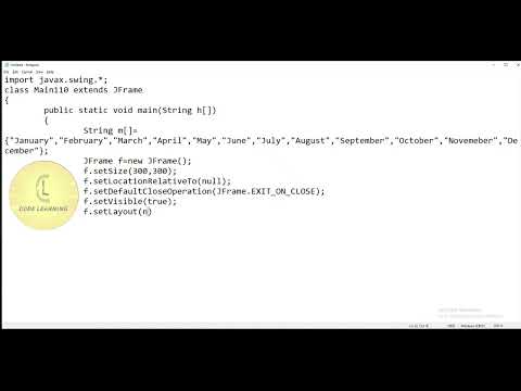 Java Swing Package Jspinner Spinnerlistmodel Codelearning