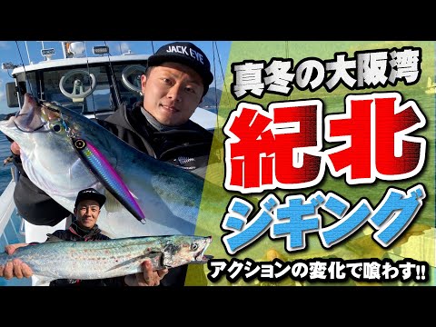 【紀北ジギング】アクションの変化で喰わす！真冬の大阪湾・紀北ジギング
